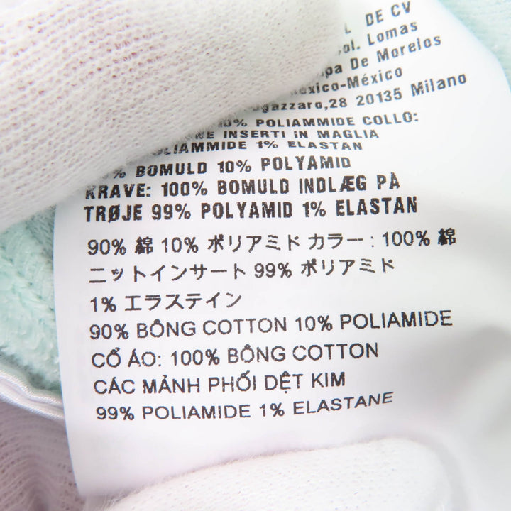 Great MIUMIU one piece Logo embroidered, pile, short sleeves green Women 40