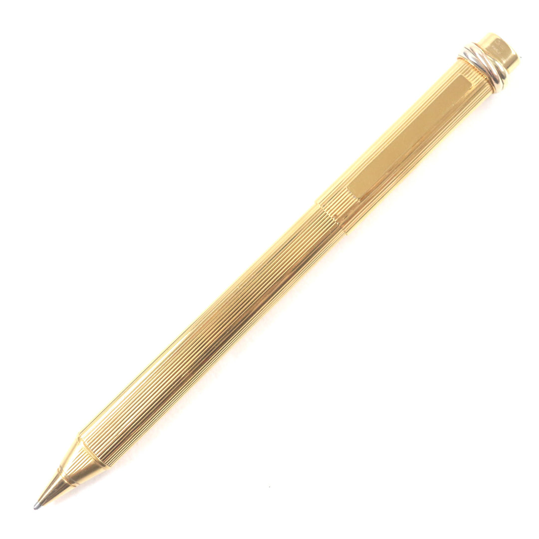 Very Good Cartier Ballpoint pen Trinity gold mens