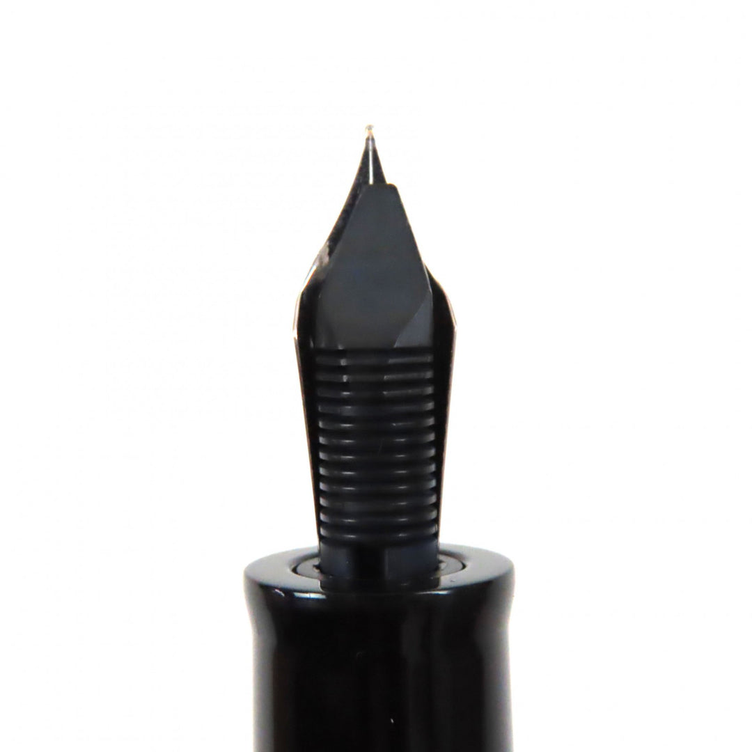 Excellent DELTA fountain pen Dolcevita Medium 33838 Orange Black Silver 14K mens