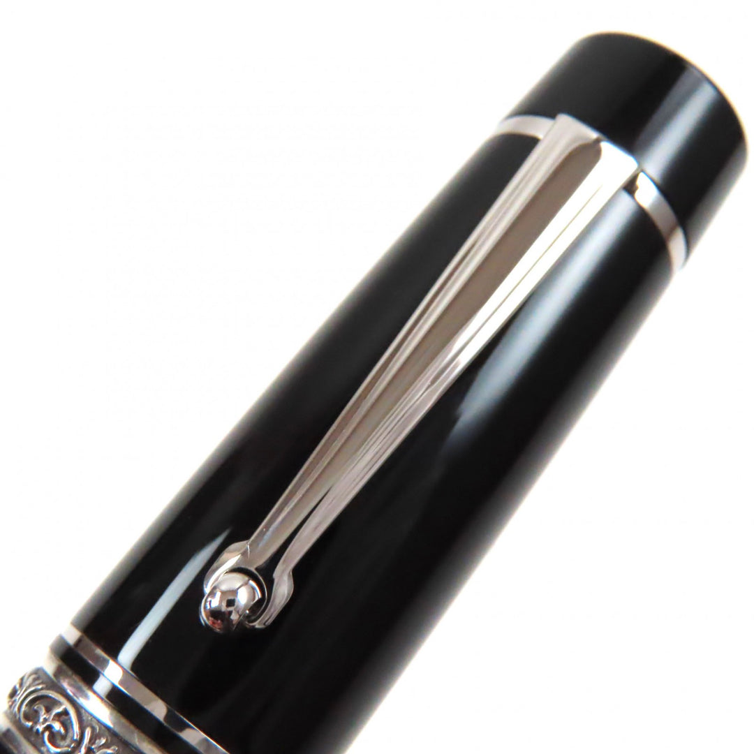 Excellent DELTA fountain pen Dolcevita Medium 33838 Orange Black Silver 14K mens