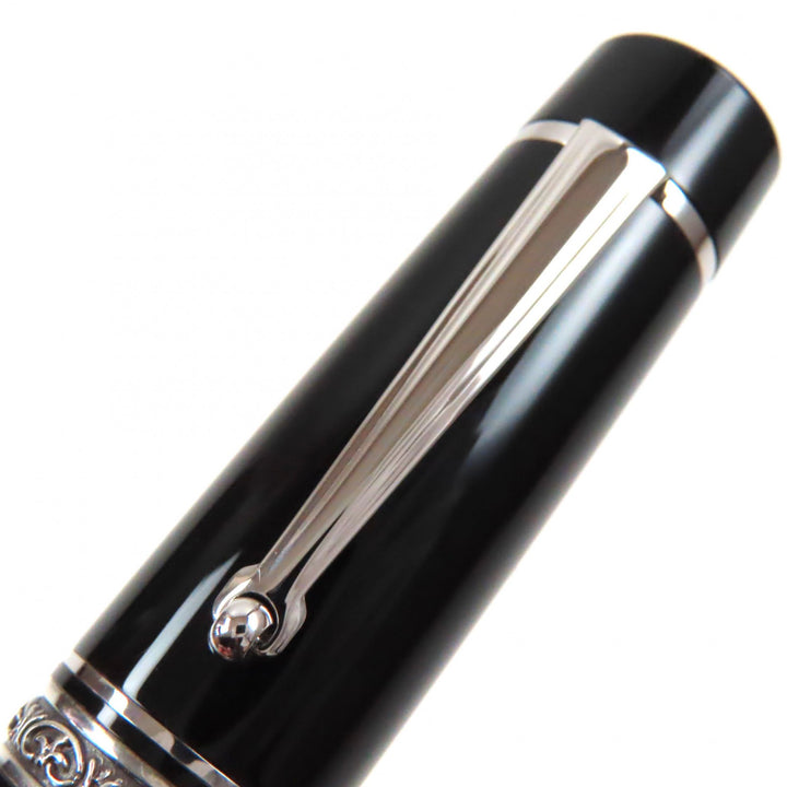 Excellent DELTA fountain pen Dolcevita Medium 33838 Orange Black Silver 14K mens