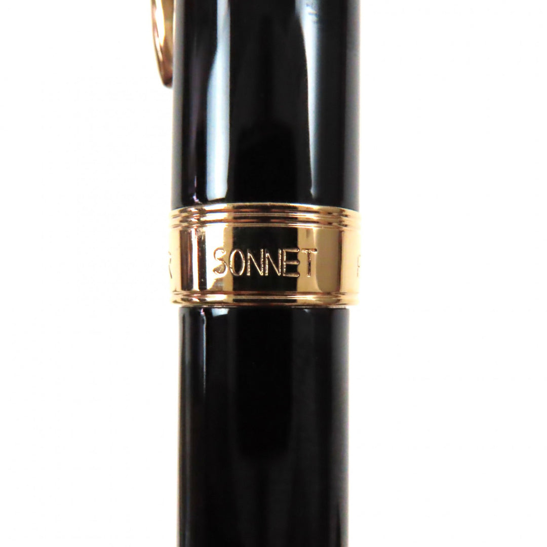 Excellent PARKER fountain pen SONET SONET Fountain pen, ballpoint pen, set of 2 18K