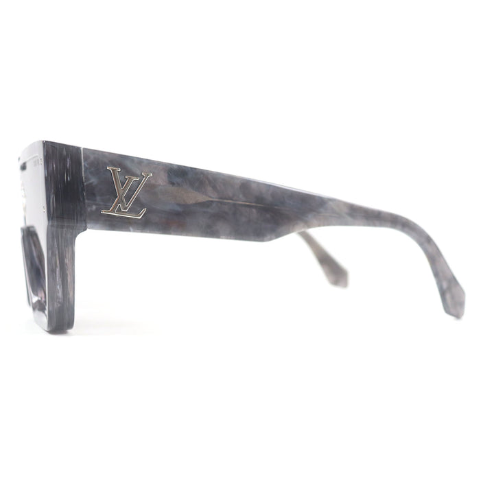 Great LOUIS VUITTON sunglasses Cyclone Marble Pattern Blue mens Z1789E
