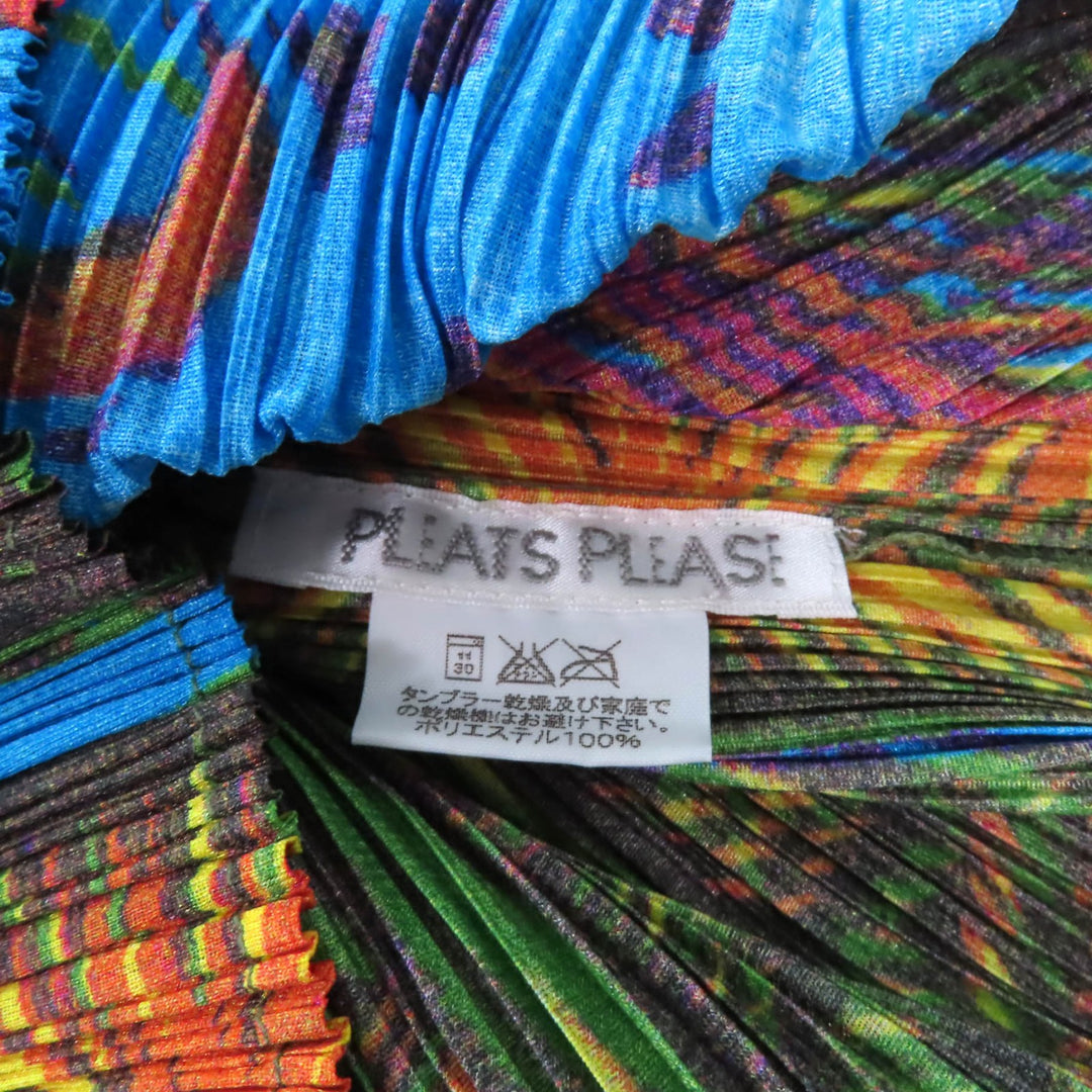 Excellent PLEATS PLEASE T-shirt Rare sleeveless top Multi polyester Women 3