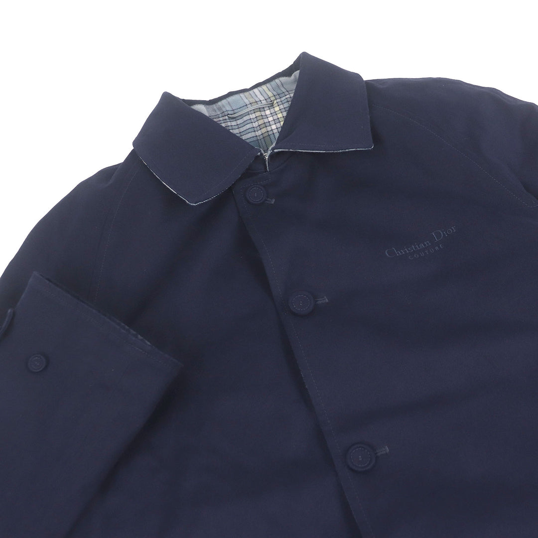 Great DIOR coat Navy cotton mens 48 513C350A6471