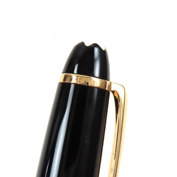 Great MONTBLANC fountain pen Meisterstck Classic Dual Use Black gold 14K mens