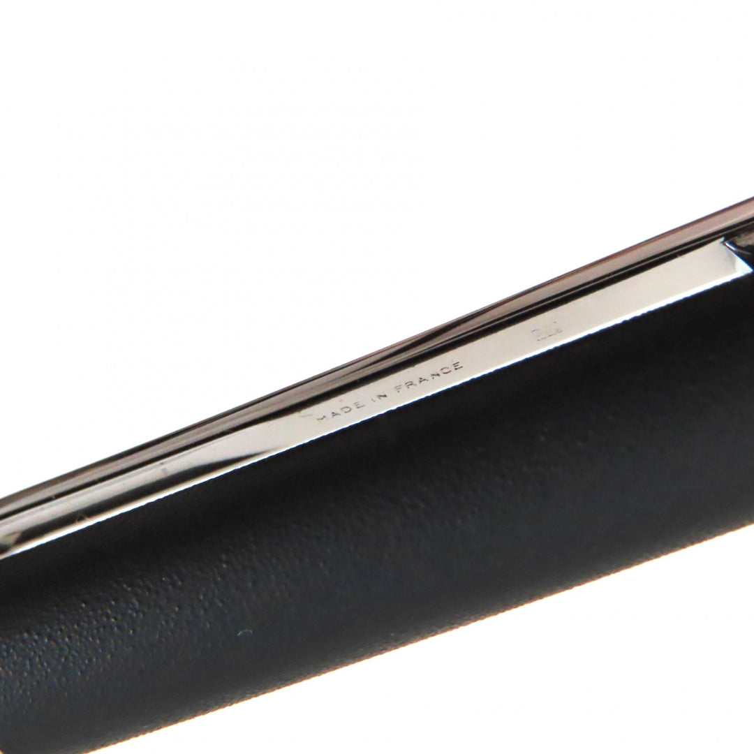 Excellent Cartier Ballpoint pen Santos Twist type Matte Black Silver mens
