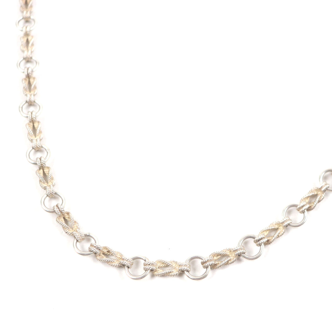 Very Good HERMES Necklace Audienne Silver mens