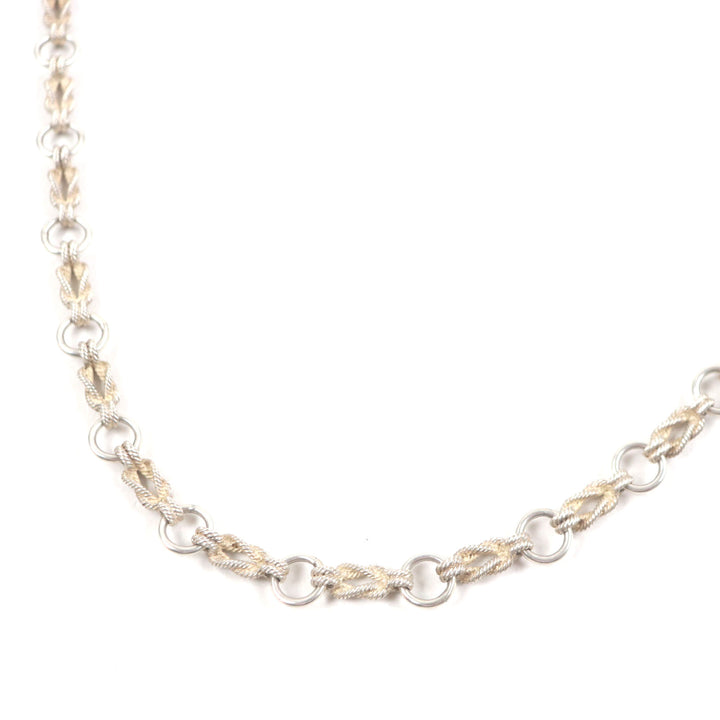 Very Good HERMES Necklace Audienne Silver mens