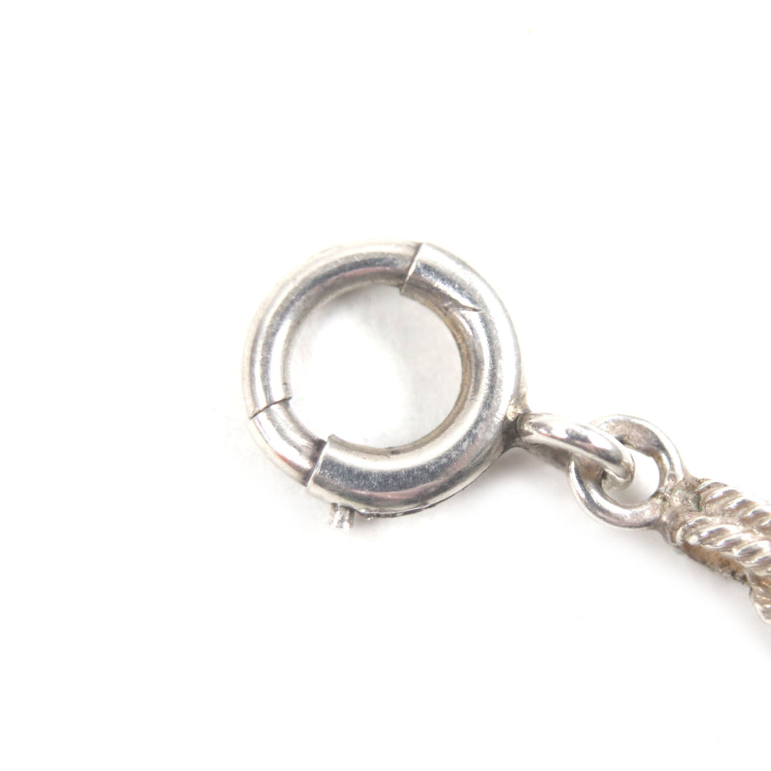 Very Good HERMES Necklace Audienne Silver mens