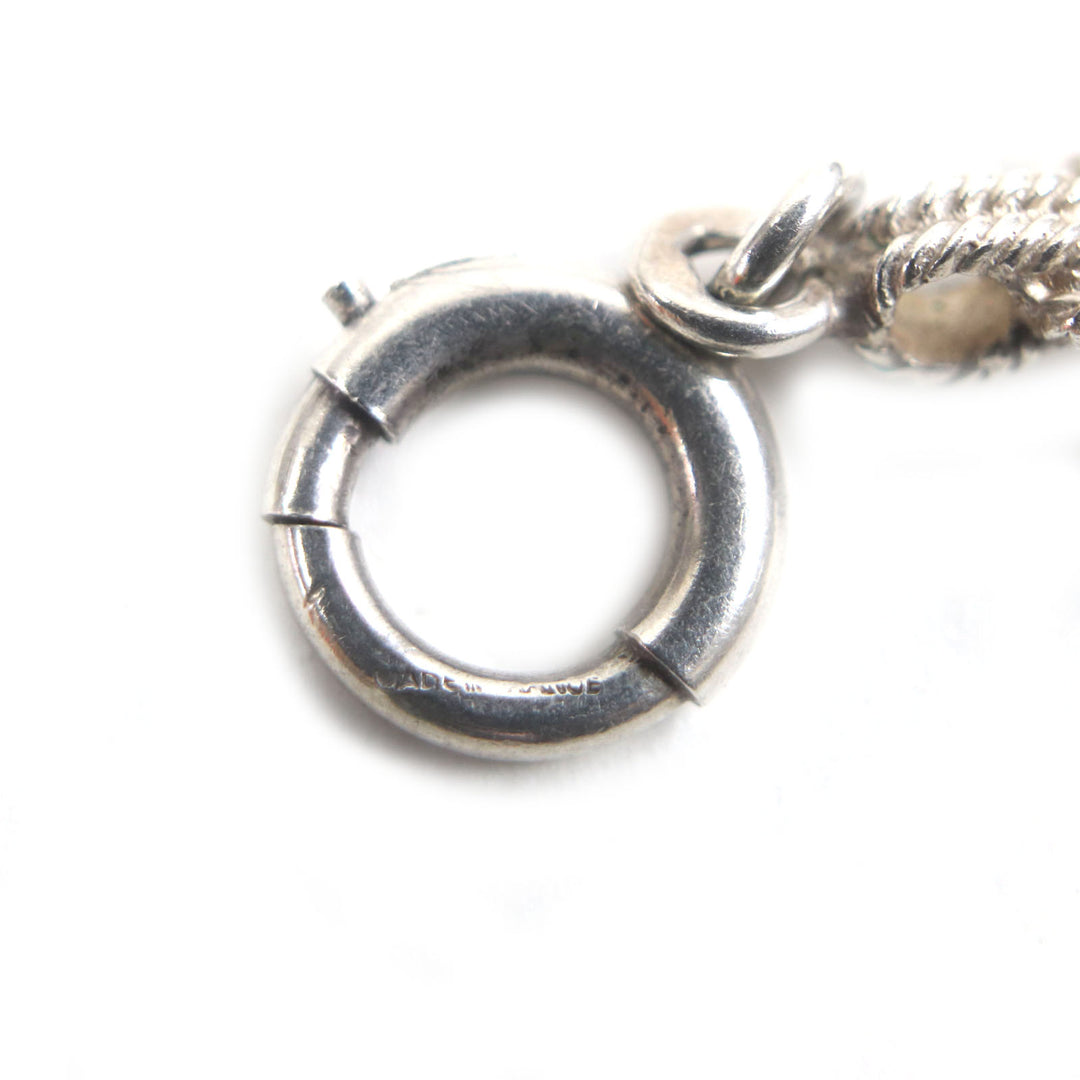 Very Good HERMES Necklace Audienne Silver mens