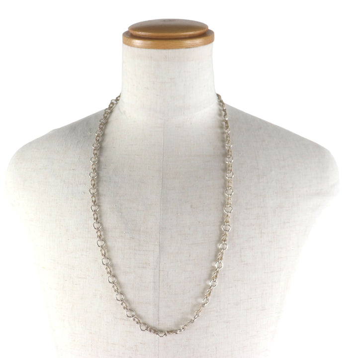 Very Good HERMES Necklace Audienne Silver mens