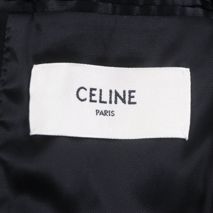 Excellent CELINE Chester coat black wool mens 44 2M025863C