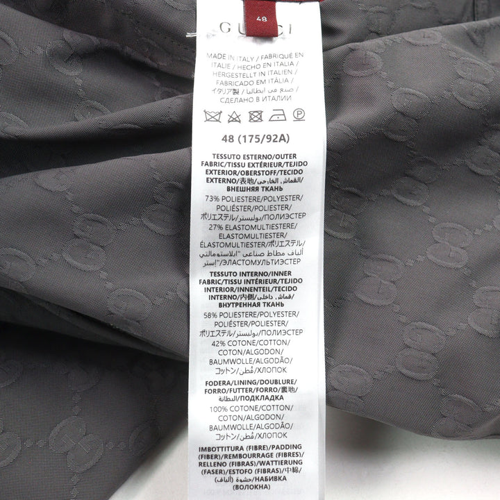 Pristine GUCCI Jacket gray Composite fiber mens 48 795697