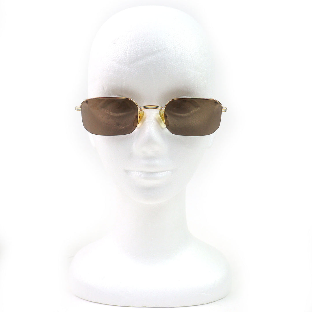 Excellent Cartier sunglasses Trinity Half Rim Frame: Gold Bordeaux mens