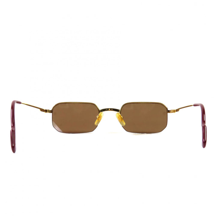 Excellent Cartier sunglasses Trinity Half Rim Frame: Gold Bordeaux mens