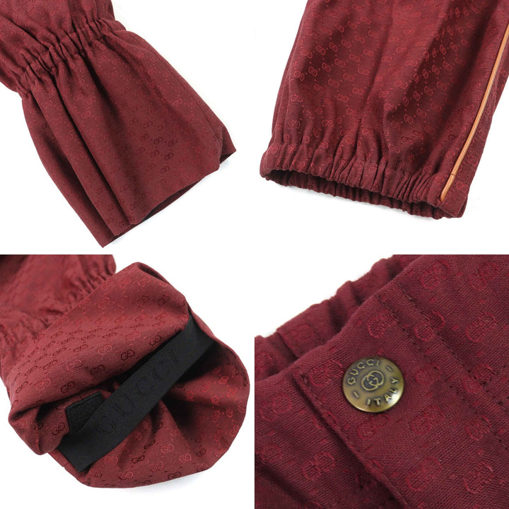 Pristine GUCCI Pants GG Jacquard, worn on the runway Bordeaux mens 46 614939