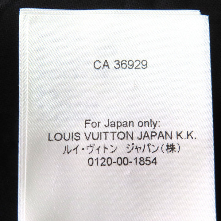Excellent LOUIS VUITTON tailored jacket black polyester mens 48