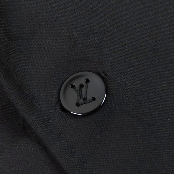 Excellent LOUIS VUITTON tailored jacket black polyester mens 48
