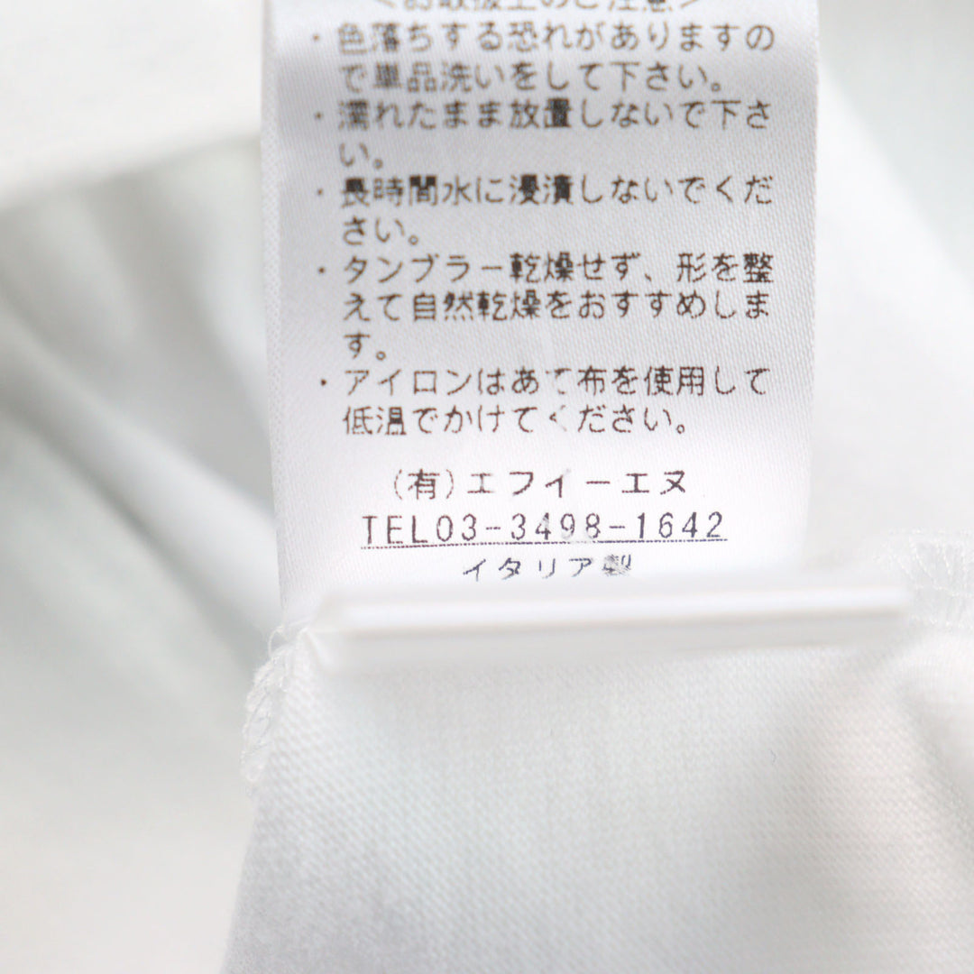 Pristine ANTICIPO Short sleeve T-shirt INZOLIA INZOLIA Logo tag, white mens 42