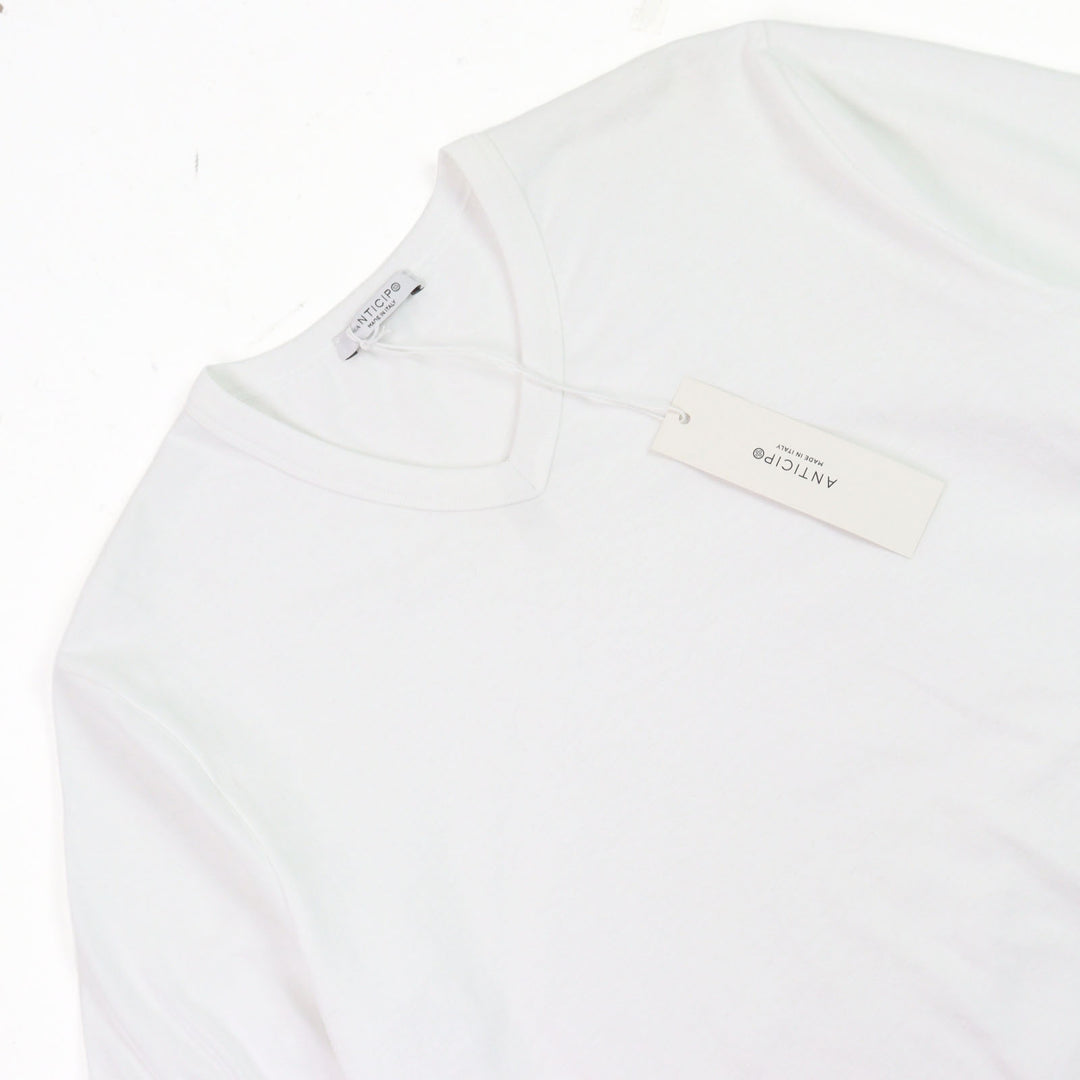 Pristine ANTICIPO Short sleeve T-shirt INZOLIA INZOLIA Logo tag, white mens 42