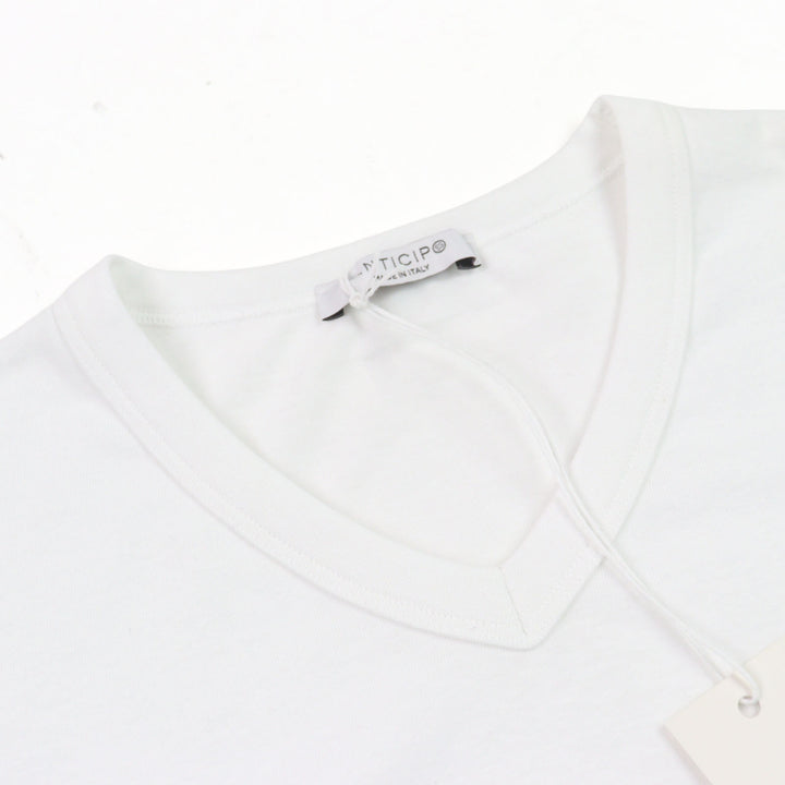 Pristine ANTICIPO Short sleeve T-shirt INZOLIA INZOLIA Logo tag, white mens 42