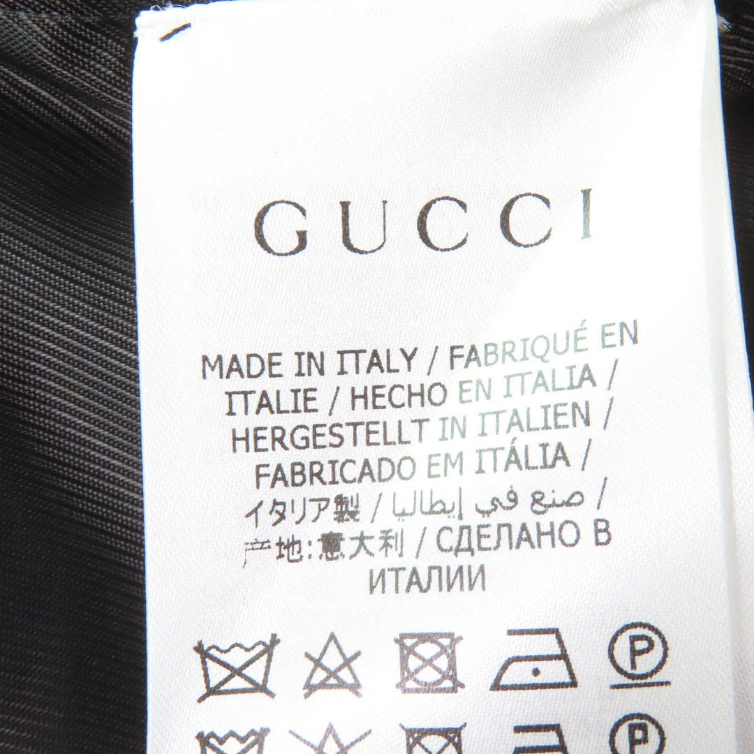 Excellent GUCCI Jacket double breasted tweed black wool Women 40 643287