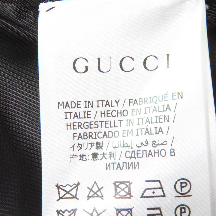Excellent GUCCI Jacket double breasted tweed black wool Women 40 643287