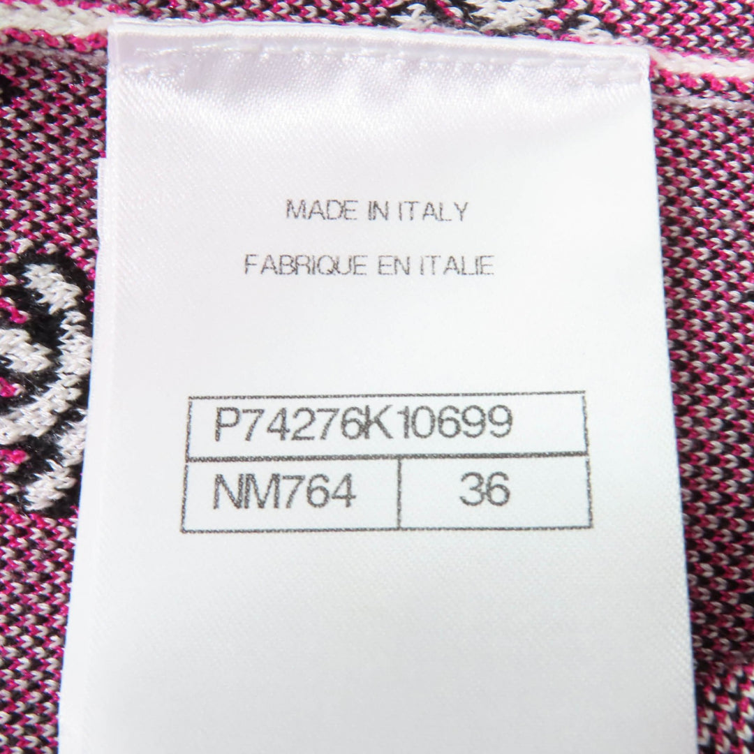 Excellent CHANEL knit Ivory silk Women 36 P74276K10699