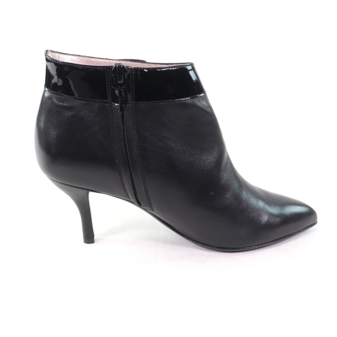 Excellent Salvatore Ferragamo Ankle boots Patent leather with Vara ribbon and side zip 5
