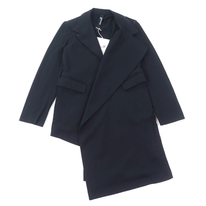 Excellent Ground Y Jacket Asymmetrical Design Cotton black cotton mens 1