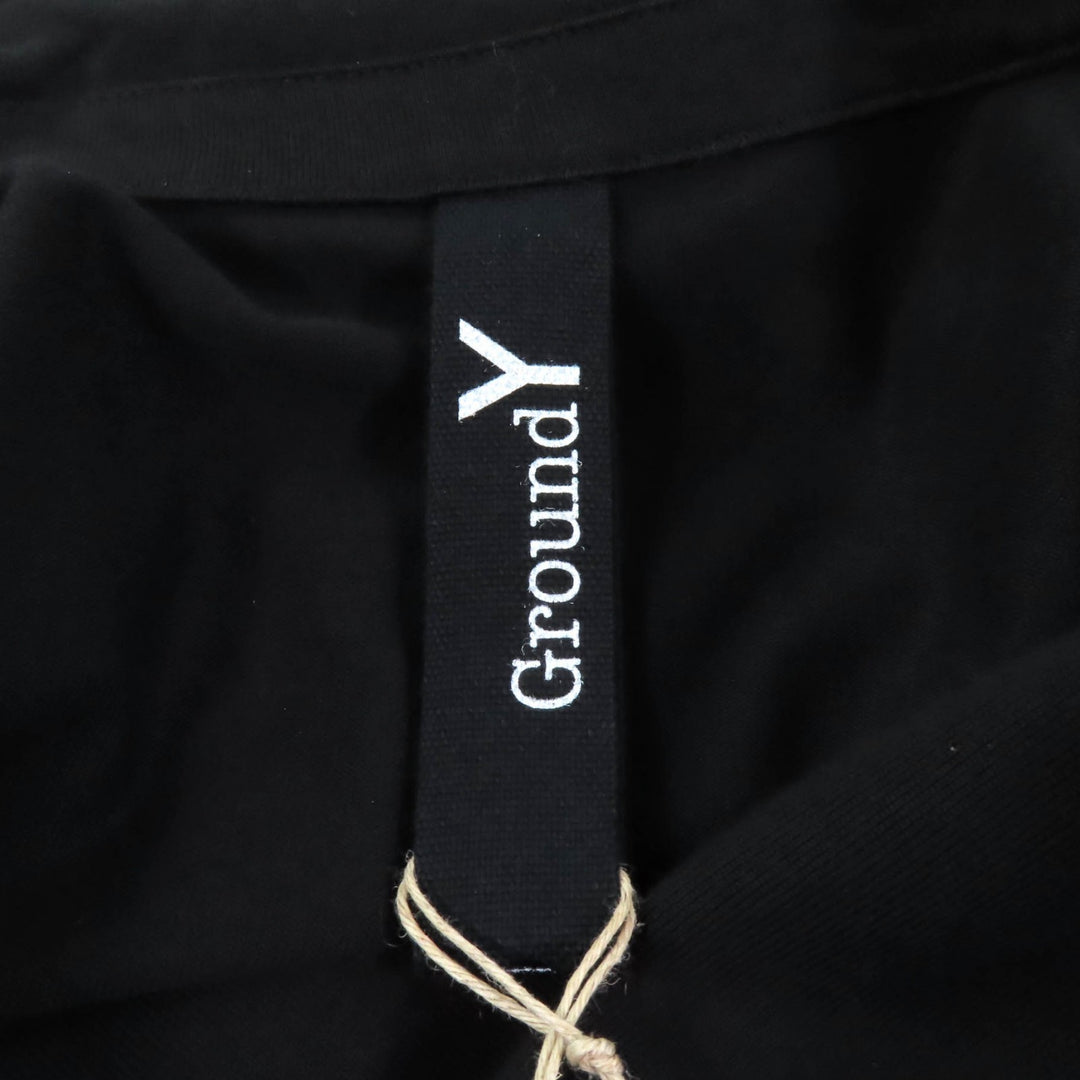 Excellent Ground Y Jacket Asymmetrical Design Cotton black cotton mens 1
