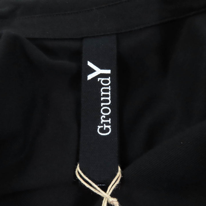 Excellent Ground Y Jacket Asymmetrical Design Cotton black cotton mens 1