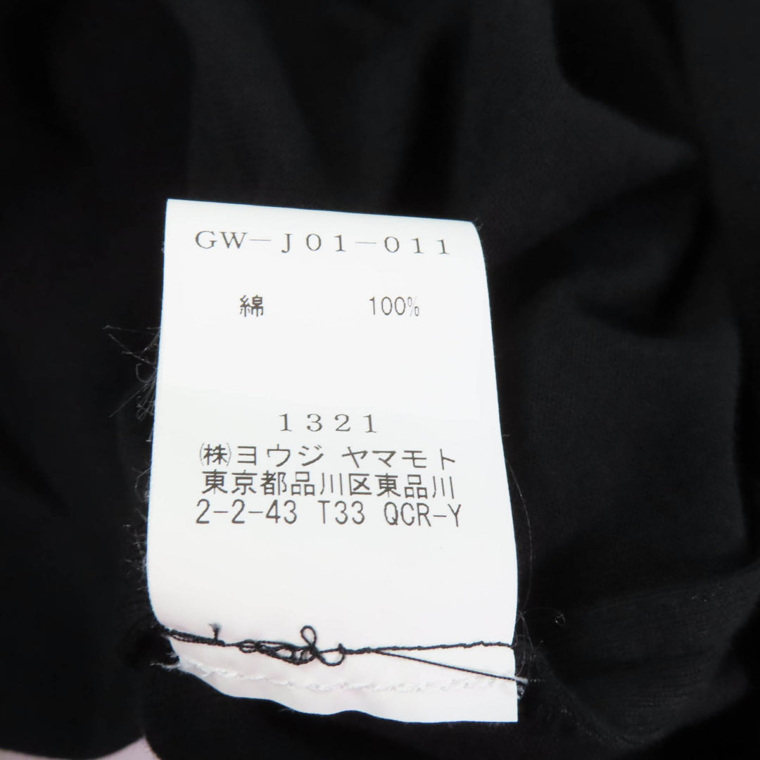 Excellent Ground Y Jacket Asymmetrical Design Cotton black cotton mens 1