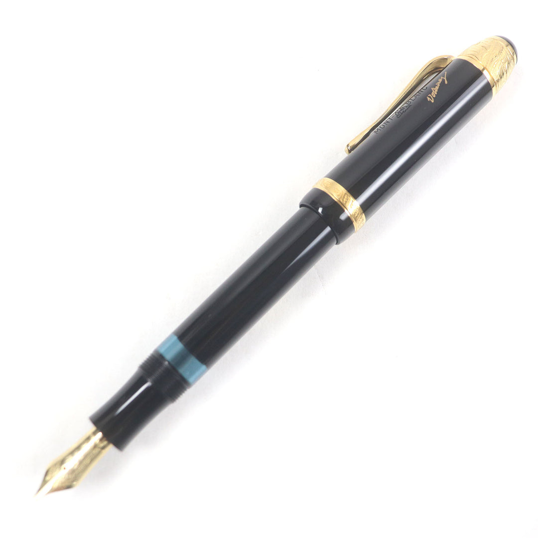 Excellent MONTBLANC fountain pen Meisterstück Writers Series 1995 Voltaire black