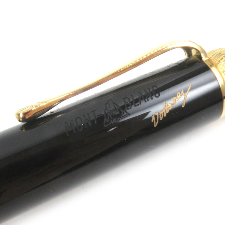 Excellent MONTBLANC fountain pen Meisterstück Writers Series 1995 Voltaire black