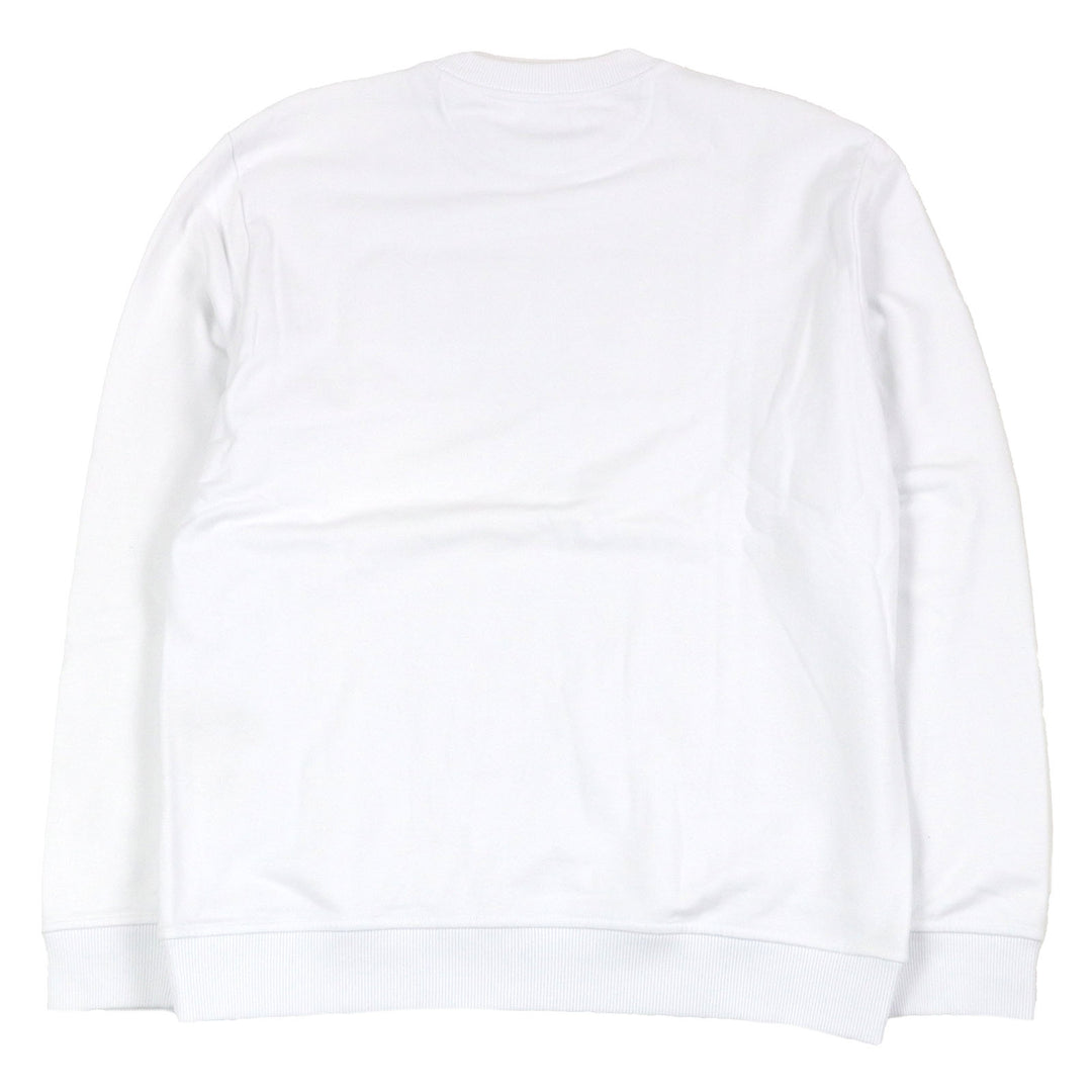 Excellent FENDI sweat Logo embossed sweatshirt white cotton mens XL FY1079
