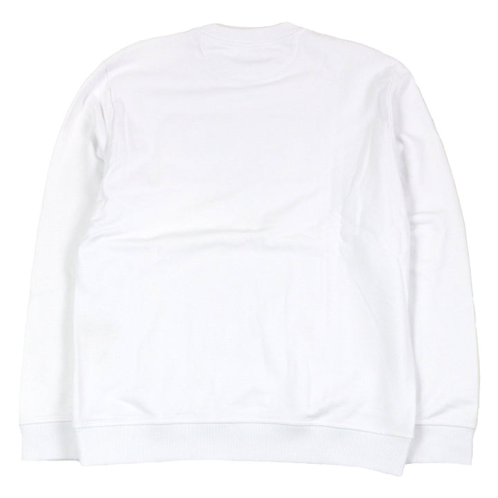 Excellent FENDI sweat Logo embossed sweatshirt white cotton mens XL FY1079