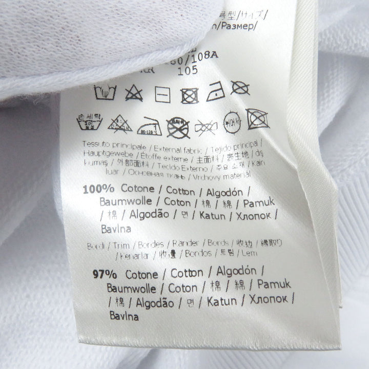 Excellent FENDI sweat Logo embossed sweatshirt white cotton mens XL FY1079