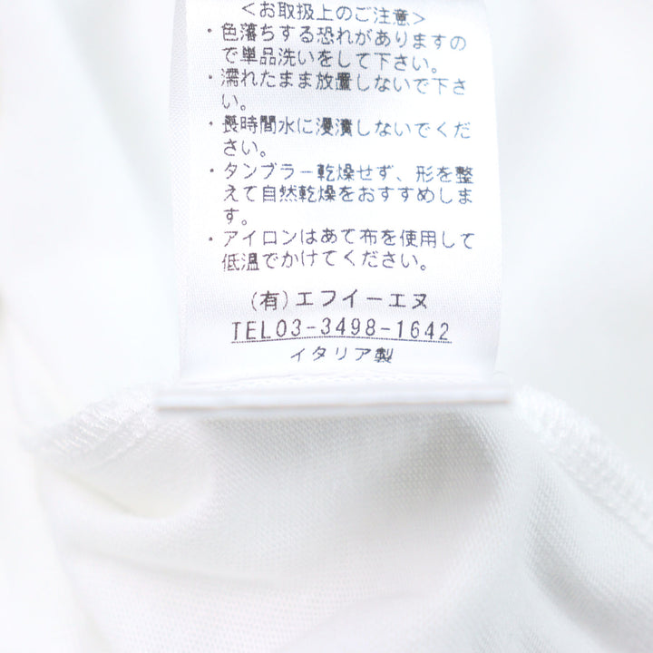 Pristine ANTICIPO Short sleeve T-shirt INZOLIA Logo tag, ribbed paneling cotton
