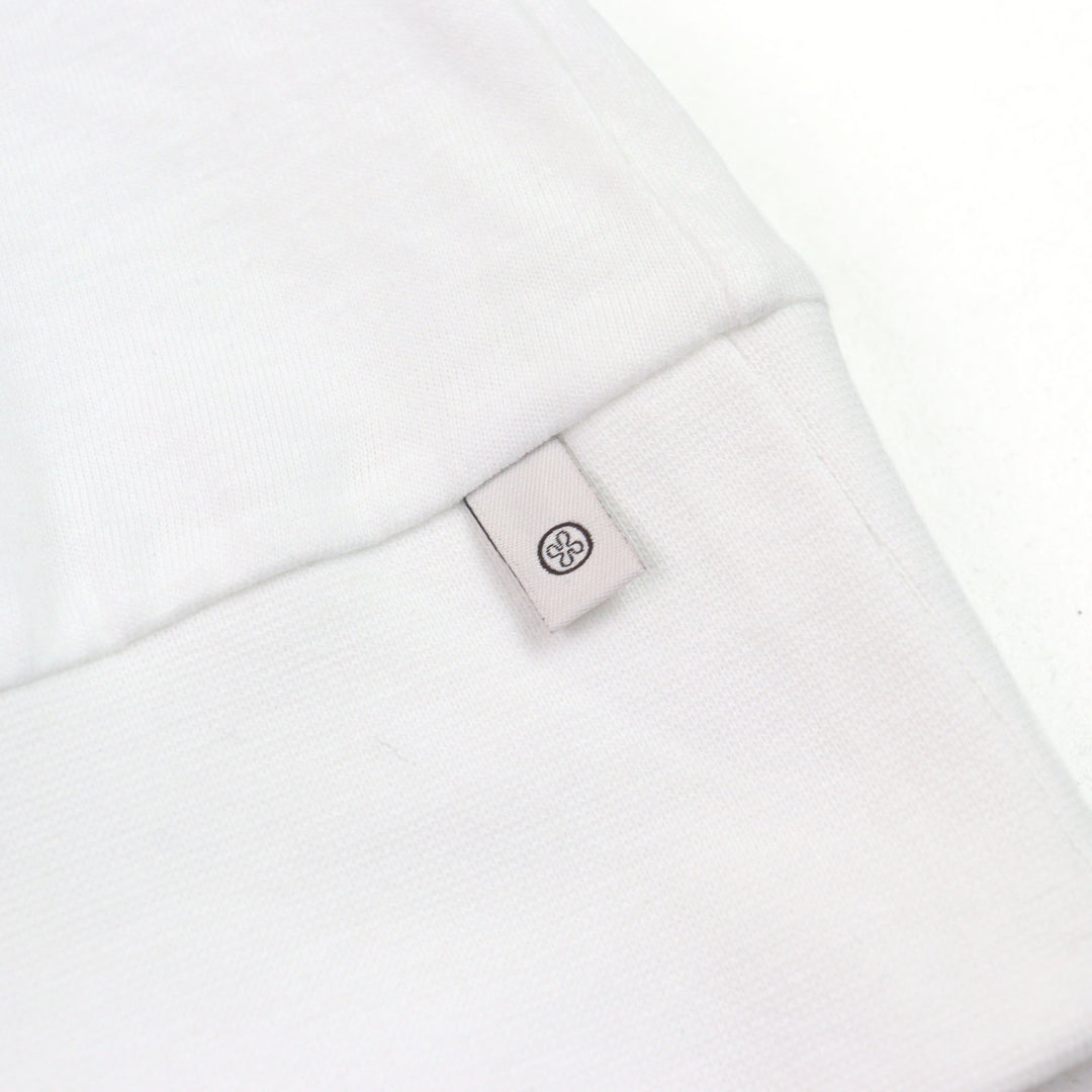 Pristine ANTICIPO Short sleeve T-shirt INZOLIA Logo tag, ribbed paneling cotton