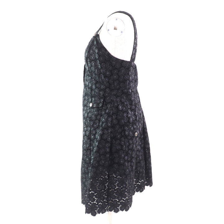 Excellent CHANEL one piece black polyester Women 42 08A P33424