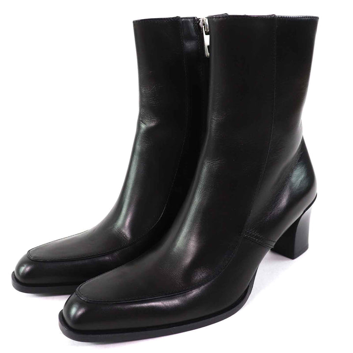 Excellent BALLY Ankle boots TIURA-FE Side zip short boots black leather Women