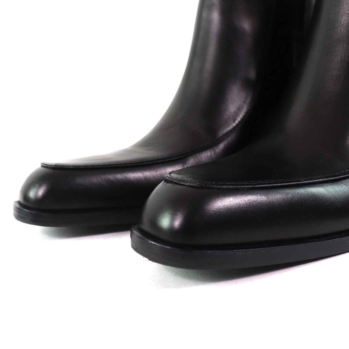 Excellent BALLY Ankle boots TIURA-FE Side zip short boots black leather Women