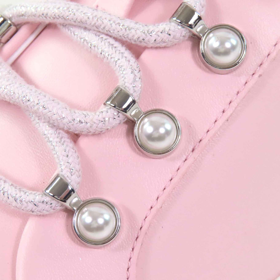 Pristine JIMMY CHOO Low cut sneakers ANTIBES/F Antibes Powder pink leather