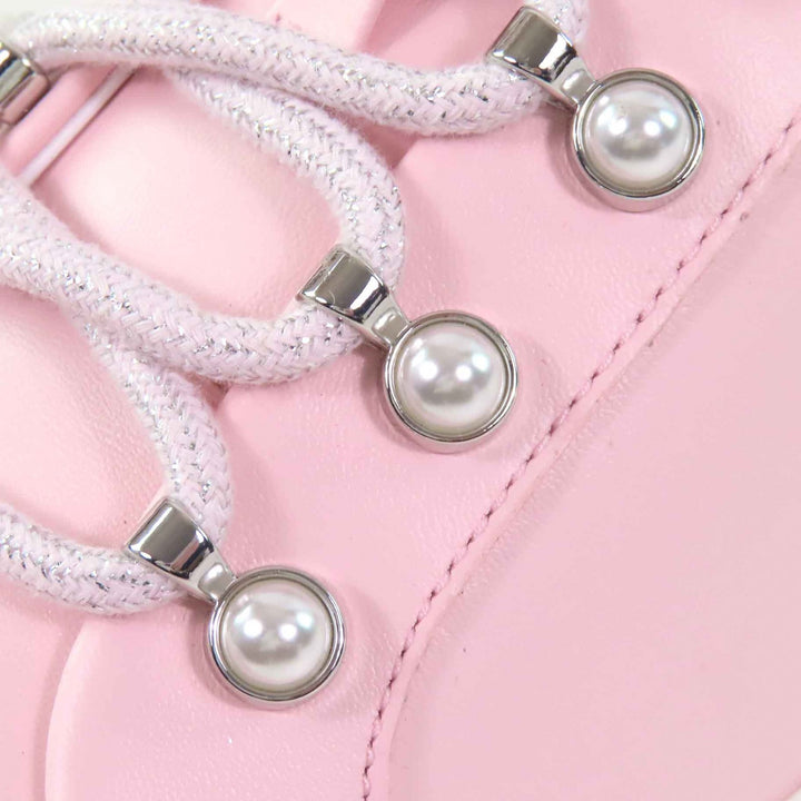 Pristine JIMMY CHOO Low cut sneakers ANTIBES/F Antibes Powder pink leather