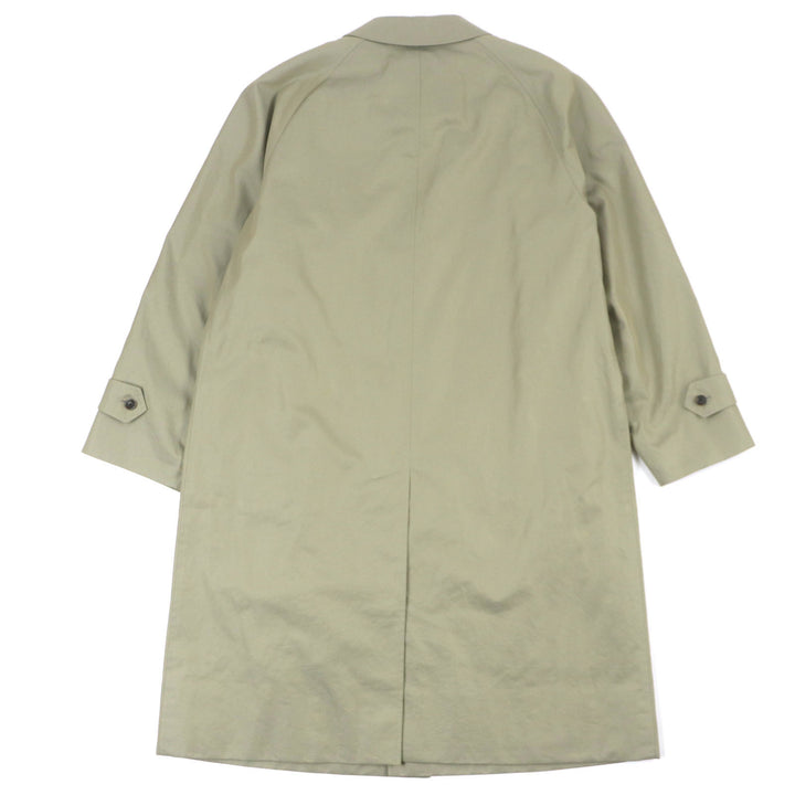 Very Good BURBERRY LONDON coat Nova check pattern lining Cashmere blend khaki wool mens