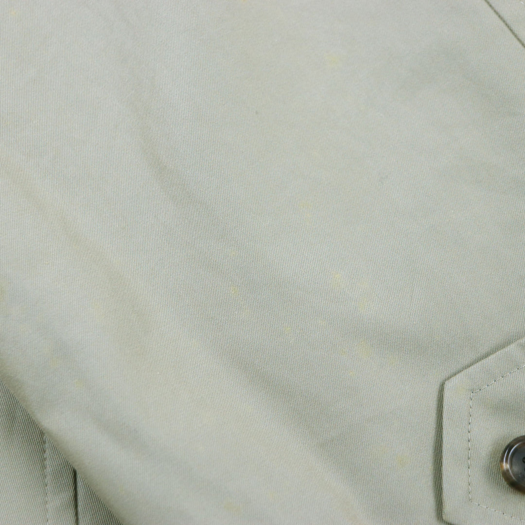 Very Good BURBERRY LONDON coat Nova check pattern lining Cashmere blend khaki wool mens