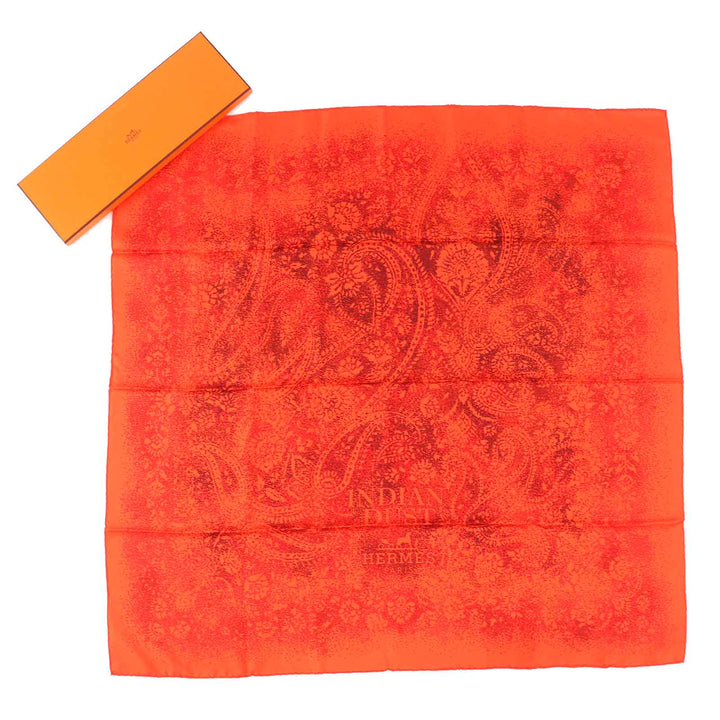 Pristine HERMES scarf INDIAN DUST Shawls, stole, bandana silk Women