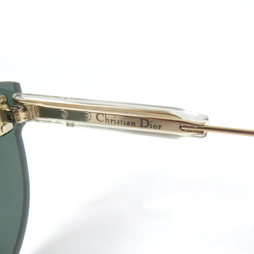 Excellent Christian Dior sunglasses Dior Color Quake3 Eyewear Gold green Women